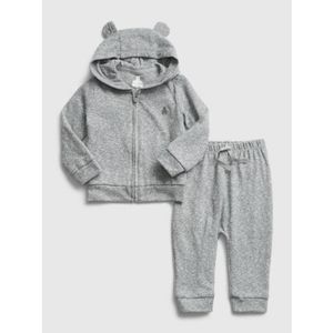 Baby Gap marled hoodie outfit set - grey